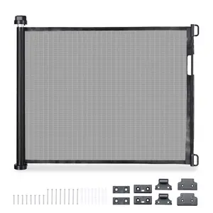 Yescom Retractable Dog Gate for Stairs 71"x33"