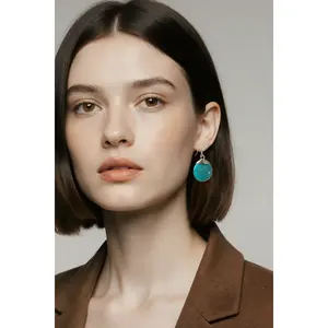 Turquoise-Inspired Wire Wrapped Earrings