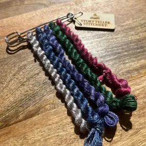 Grimm's Fairy Tales Collection, Hand-Dyed 100% Silk Floss (Grimm's Fairy Tales)