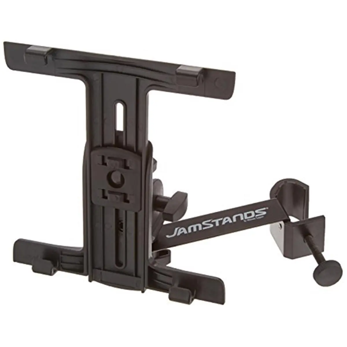 212 MAIN Plastic Universal iPad & Tablet Holder - Secure Adjustable Angle Clamp Mount, Landscape/Portrait Stand Bracket for iPad Mini, Affordable Music Accessory for Music Enthusiasts