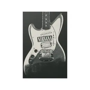 Nirvana Vintage Concert Music Poster