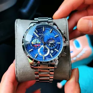 ROCOS Multifunctional watch with versatile sun, moon, and stars, trendy waterproof and night light creative men's watch Outdoorfun