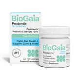 BioGaia Fresh Breath Oral Probiotics for Bad Breath & Halitosis | + Zinc to Neutralize Odors | Promotes Healthy Gums & Teeth | 30 Dental Probiotic Lozenges | Dental Hygienist-Recommended