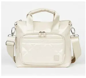 IHKWIP Excelsior Mini Tote with Crossbody Strap, Compact Structured Handbag with Adjustable Strap, Casual Work Travel Women Purse