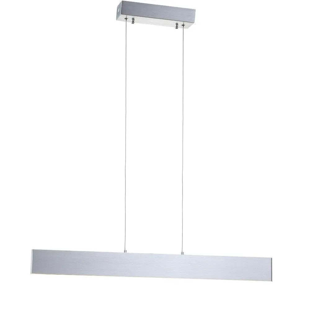 JONATHAN Y Draper Sturdy Metallic Minimalistic Dimmable Adjustable Height Integrated LED Linear Pendant - Modern Metallic Ceiling Lighting for Living Room, Kitchen, Led Style Light Ceiling Lighting