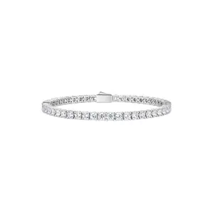 VAMERAY #6336 10 Carat Round Brilliant Dainty Prong-Set Tennis Bracelet