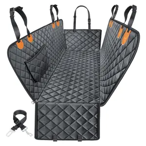 Pet Dog Car Seat Cover, 100% Waterproof Hammock, 600D Heavy-Duty Anti-Slip Durable Soft Backrest, Suitable for Cars and Suvs
