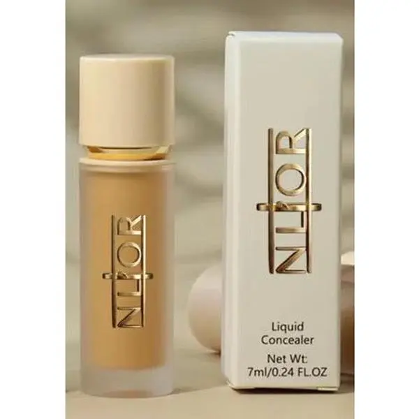 NL'OR Liquid Concealer, Full-Coverage Makeup Concealer for Dark Circles & Blemishes, Long-Lasting Beauty & Personal Care Cosmetic