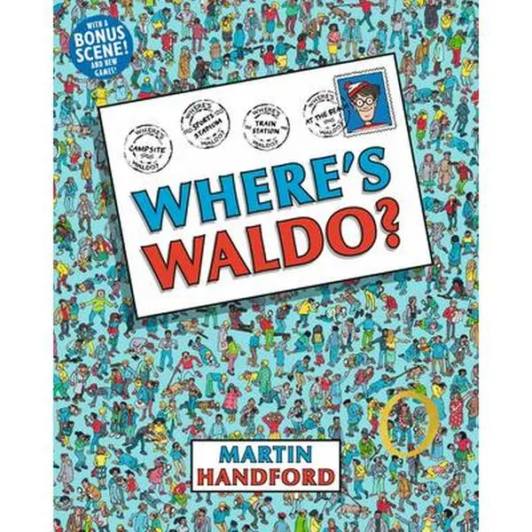 Where's Waldo?: English Hidden Object Activity Book with Search & Find Puzzle Games, Perfect Gift & Travel Companion, Martin Handford Paperback (0.55 lbs, 12.2" h x 9.8" l x 0.2" w, Soft Cover)