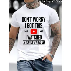 Men'S Funny T-shirt DIY Shirt Mechanic Engineer Garage T-Shirts Humorous Gifts Father'S Day T-Shirt For Him Dad All-Season Family T-shirt Apparel Relaxed Fit