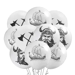 Malayan Products Viking Balloon Mix Latex 12ct Party Event Decorations 12in Standard Size Ideal for Birthdays and Theme Parties