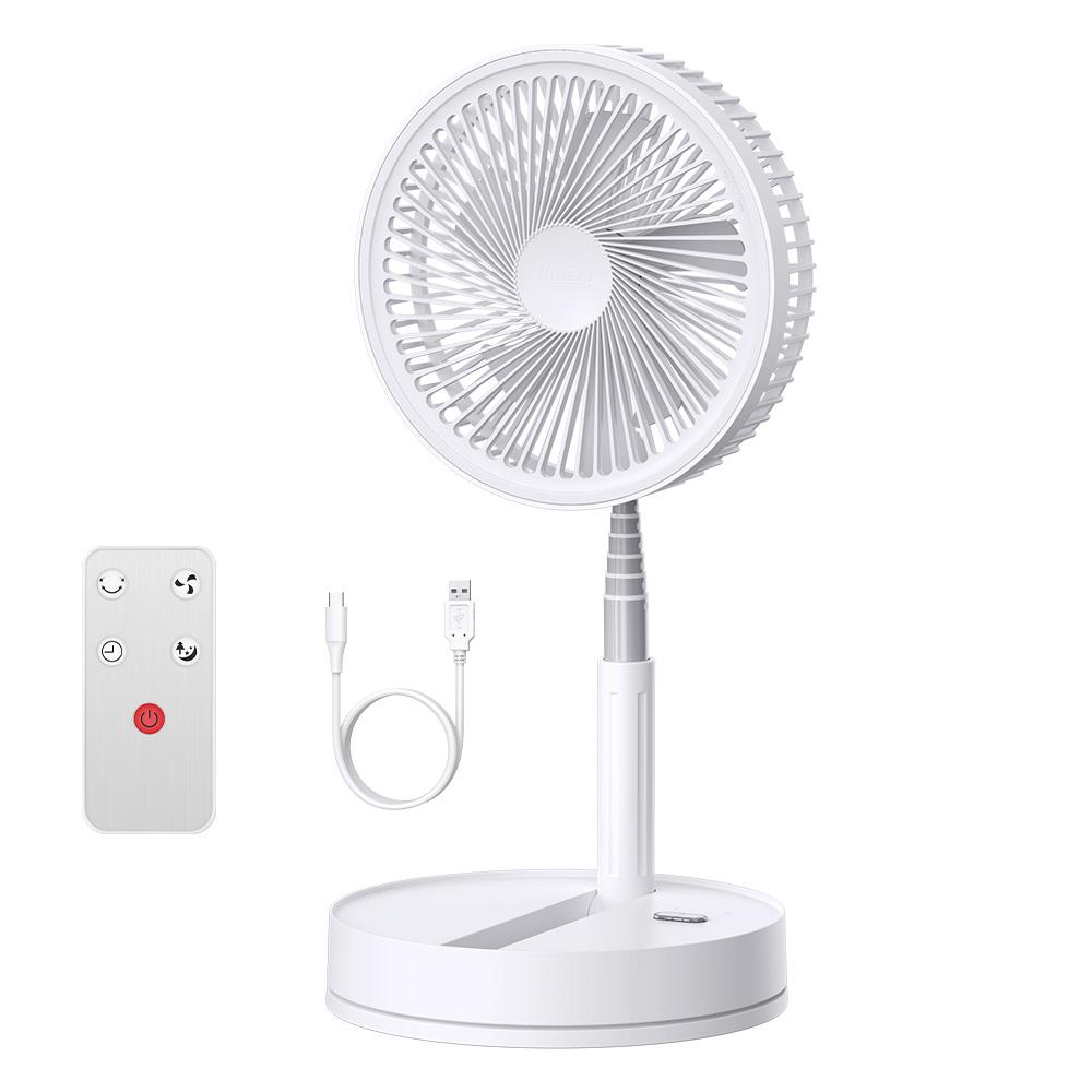 [Flash Sale]Foldable USB-Powered Desk Fan - 360° Rotation, 3 Speed Settings, 8000mAh Ultra-Long Battery Life, 105cm Max Height, Quiet Operation, Portable Oscillating Fan for Bedrooms, Offices