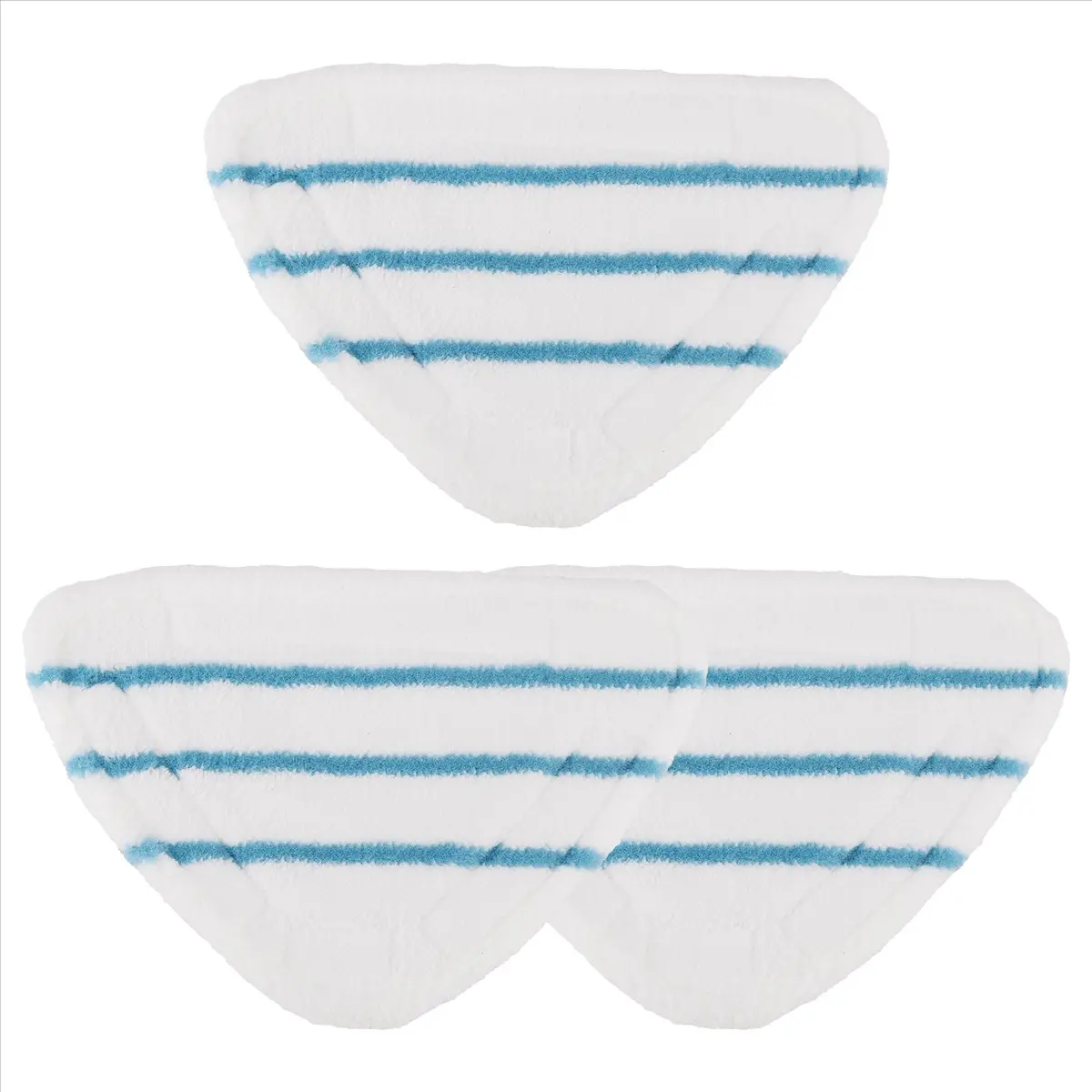 3Pcs Steam Mop Replacement Pads Triangle Washable Cloth Cleaning Floor Microfiber Mop Head Pad Steam Mop Fittings