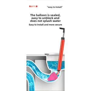 Toilet dredging artifact, one-gun toilet high-pressure gas sewer pipe toilet blockage all-purpose special tool