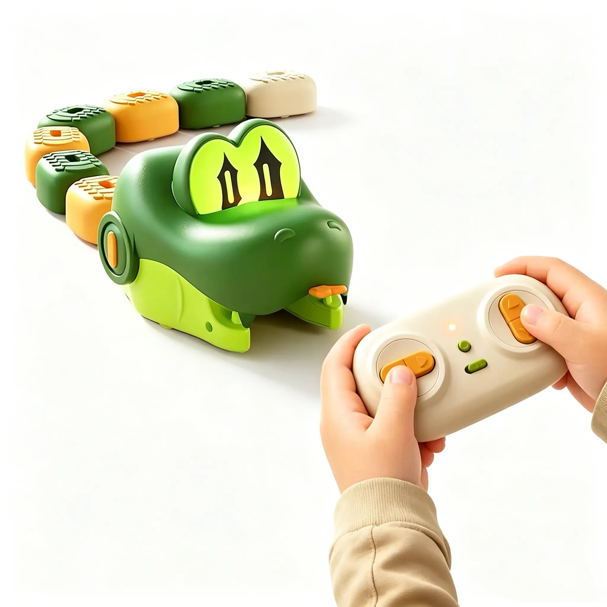 2026 Magnetic Snake Game with Remote Control, Rechargeable Interactive Magnetic Chain Toy for Kids, Fun Indoor Play, Birthday Gift