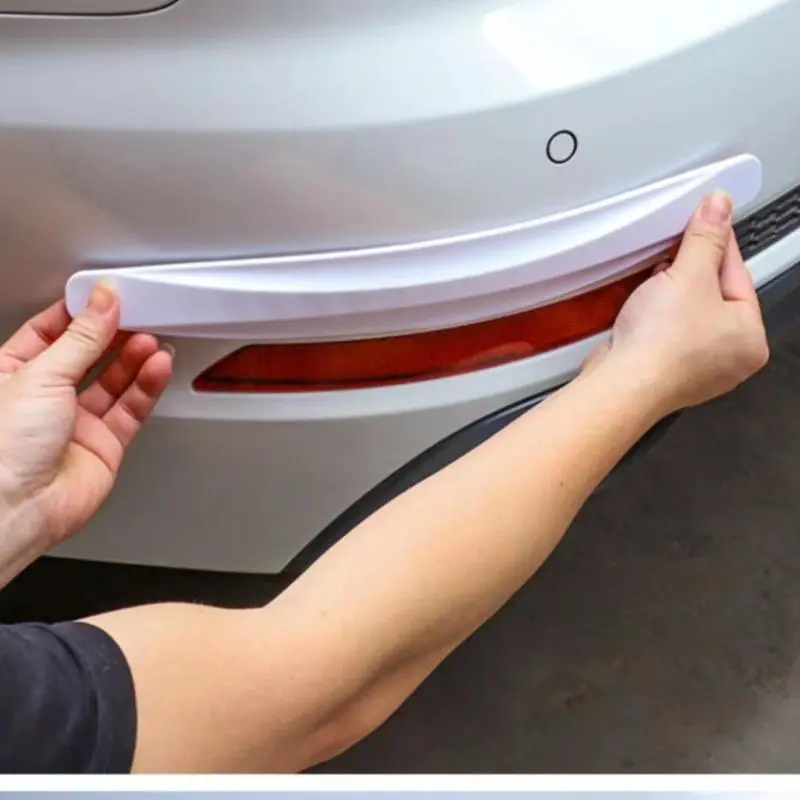 2Pcs Car Bumper Protector Strip Guard Corner Protection Strips Scratch Protector Crash Blade Anti-collision Auto Accessories