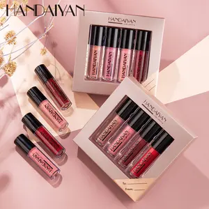 High performance 4 Pcs Long Lasting Liquid shine and matte Lipstick sets  Hydrating Glossy Lip Care Moisturize Lipgloss