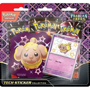 Pokemon Scarlet & Violet Paldean Fates - SHINY FIDOUGH TECH STICKER COLLECTION