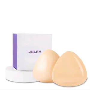 ZELRA Instant Boost Bra Inserts: Patented 2-Cup Lift Pads | Snatched Silhouette Sticky Inserts for Backless Dresses & Bikinis | Sweat-Proof Double-Sided Adhesive | Reusable Invisible Cleavage Enhancer Womenswear Everyday Feminine Fitted Smooth Tops