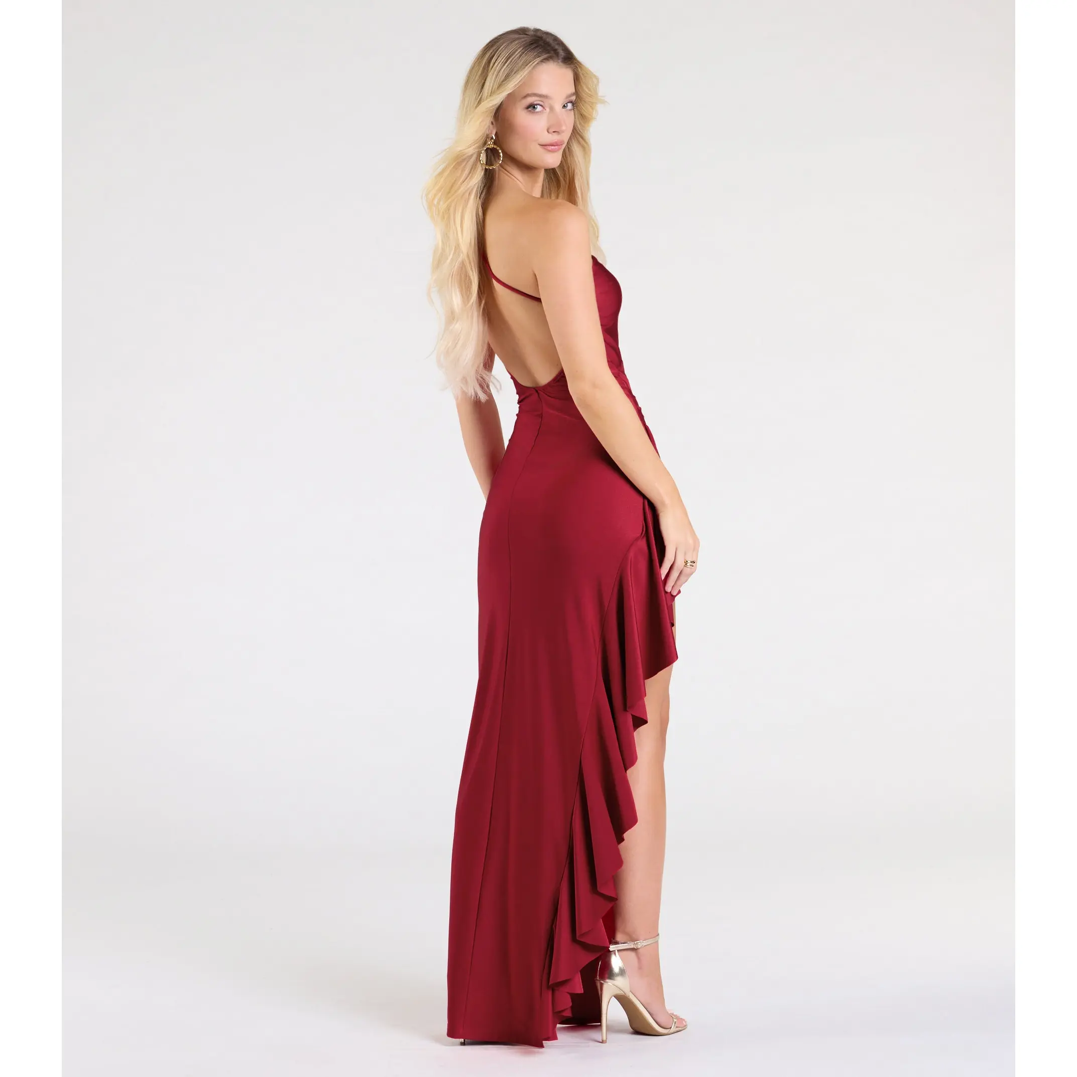 chinese dress ladies Isabella Lace-Up Back Skater Dress