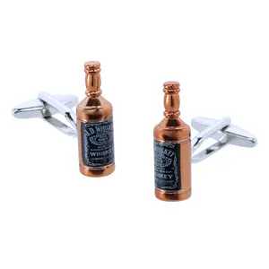 Trafalgar Cheers Whiskey Bottle Novelty Cufflinks, Cufflinks