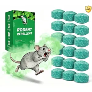 12-Pack Natural Peppermint Lemon Pest Repellent Peppermint Oil Rodent Repellent Mice Incense – Herbal Diffuser! Fast-acting, safe formula deters rats, mice, ants & more. Eco-friendly, cost-effective, easy to use with long-lasting strong scent.