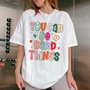 You Can Do Hard Things Teacher Shirt, School Counselor Shirt, Special Education Teacher Shirt, SPED Teacher Shirt Gift SpringStatements