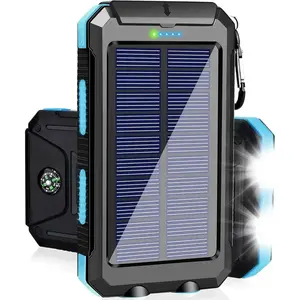 Solar USB Emergency Radio Charger for Go Bags - Green Solar Charger for Cell Phones, Ham Radios, Flashlights & More