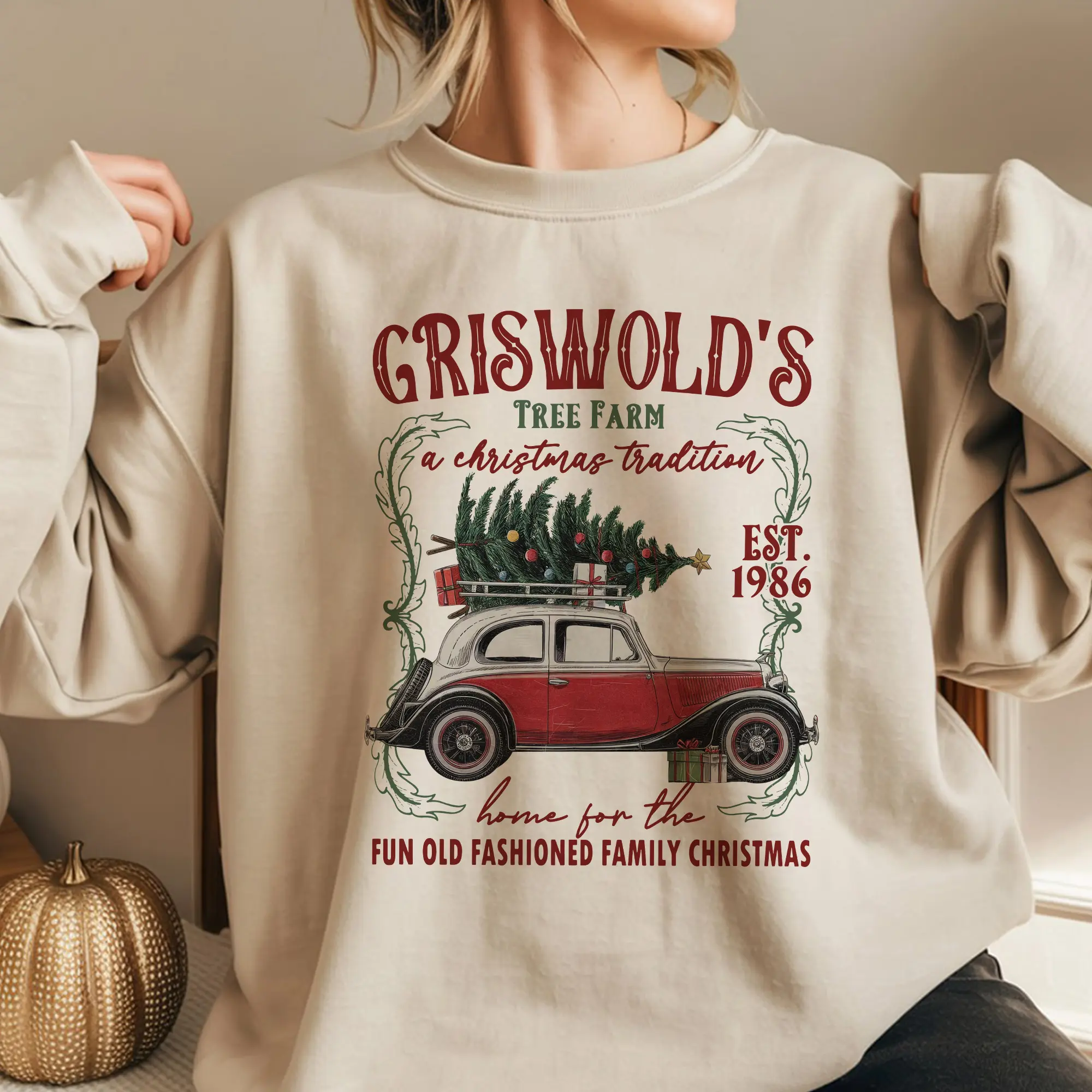 Griswold's Tree Farm Since 1989 Sweatshirt, Family Holiday Sweatshirt, Christmas Outfit, Christmas Party Tee, Christmas Gift, Christmas Hoodie
