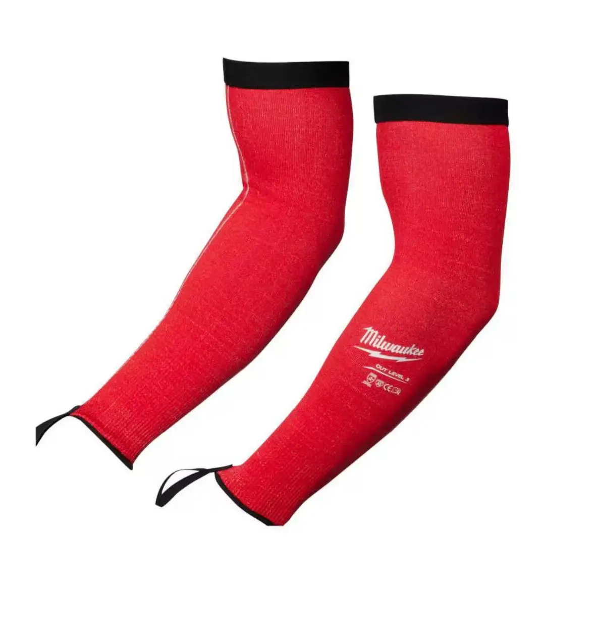 Milwaukee 16 in. Red 4-Way Stretch Cut-Resistant Protective Sports Arm Sleeves