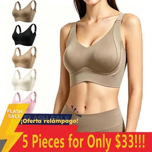 Women's Plus Size Comfort Support Bra – Seamless, Adjustable, All-Day Wear | Everyday Essential | Special Offer Wireless Breathable Bra
