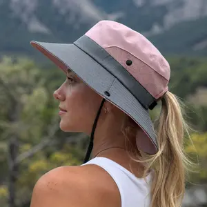 Women's Wide-Brimmed Straw Sun Hat - Foldable, UV-Blocking, Lightweight, Stylish Solar Protection Headwear with Ponytail Hole, Oversized UV Sun Defender Hat for Daily Wear, Beach Vacation, Solar Protection Hats, Sun Defender Hats
