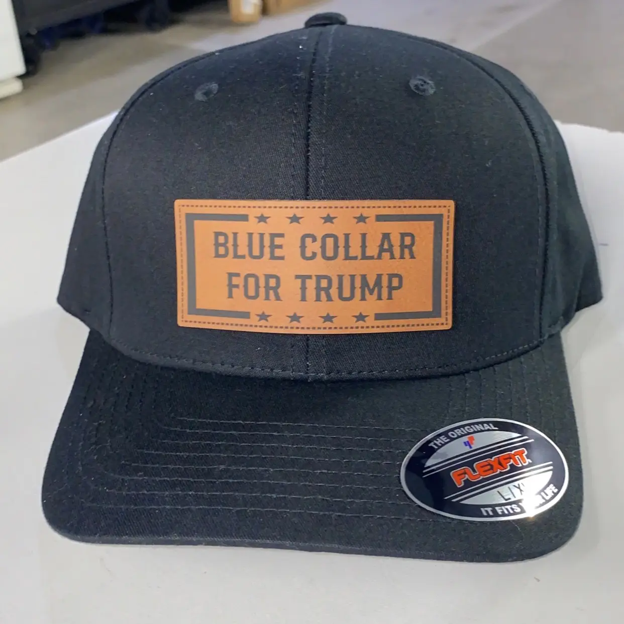 Black flexfit lg/xl rawhide patch