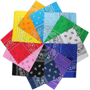 12 Pack Paisley Bandana Scarf 100% COTTON Head Wrap Headband