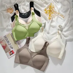 Women’s Bra Mesh Breathable Fixed Cup Jelly Support
