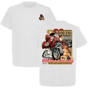 Hooker Headers Car Culture T-Shirt | Vintage Hot Rod Graphic Tee | Ultra-Soft Cotton | Unisex Fit | Perfect for Classic Car Fans, Drag Racing Lovers