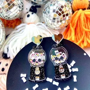 Mr Skelly Gumball earrings
