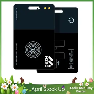 【T1S】MIRO Smart Tracker for Apple Find My – Global Tracking Anti-Loss Device for Wallets, Keys & Luggage, Ultra-Thin Tracker with NFC Recovery & Safe Charging