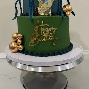 Cake Turntable, 360-Degree Rotatable Baking Tool for Cake Decorating, Non-Slip Base