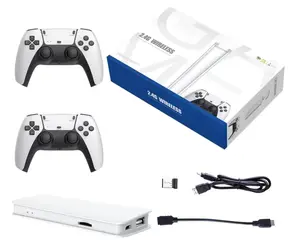 2025 New Wireless Retro Game Console , 40000+ Games Retro  Console , Retro Game Stick ,  & Play Video TV Retro Game Stick , Built-in 64G , 9 Emulators , Premium  Dual Controllers  (M15-128G)  simulator wireless retro game console gaming  video game