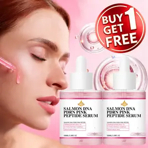 Salmon Peptide Essence Duo Pack, Moisturizing Serum Combination, Rich in Salmon Dna Pdrn & Glutathione, Hydrates Skin Barrier, 100ML X 2, Moisture