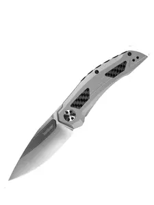 Kershaw Norad Folding pocket Knife D2 steel Carbon fiber On Bearings Compact