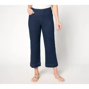 Brandis Dress Out Loud Tall De Novo Denim Wide Leg Crop