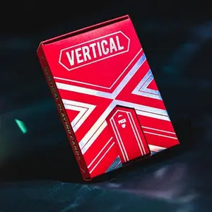 Vertical (Red) Playing Cards by Ark