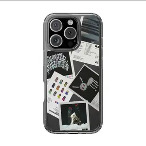 Suitable for iPhone 17 16 15 14 13 12 11 Drake Album Cover and Track List Transparent Silicone Shockproof Phone Case