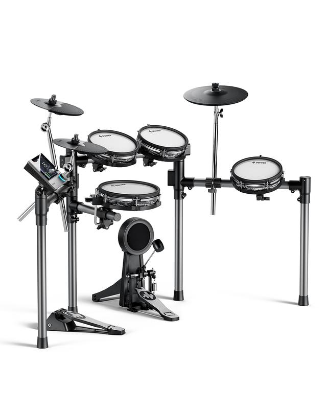 Donner Beat 5-Drum 3-Cymbal Electronic Drum Set with Touch Screen for Pros