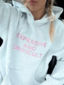 Expensive And Difficult Embroider Hoodie