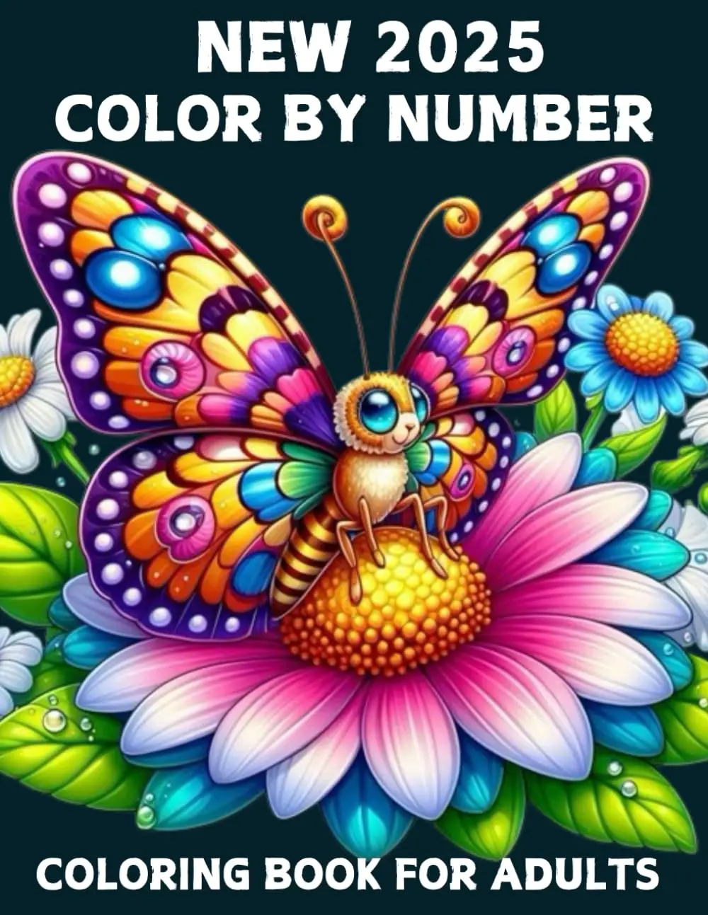 New 2025 Color by Number: Coloring Book for Adults