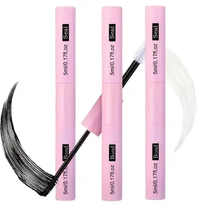 Waterproof Eyelash Glue (3 Counts), 2 in 1 Long-lasting Lash Bond & Seal Glue, Sweat-proof Eyelash Extension Lash Glue for Cluster Lashes