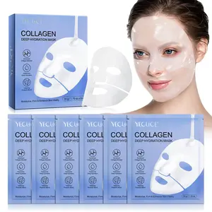 Hydrogel Essence Mask, 34g Per Sheet, Equivalent to 30ML Bottle, Transparent After Absorption, Probiotics & Hyaluronic Acid, Boosts Skin Vitality & Moisture